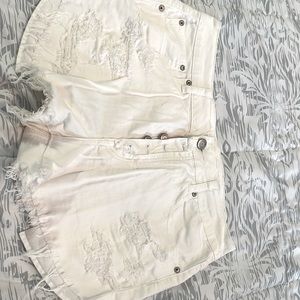 American eagle high rise festival shorts